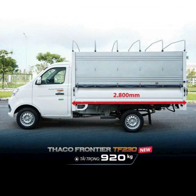 Xe tải THACO TF230 thùng dài 2,8 mét