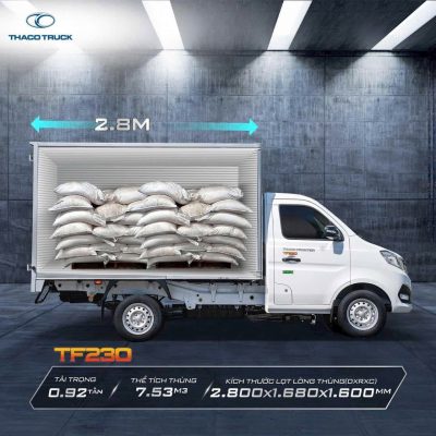 Giá xe THACO TF230 đang được ưu đãi 50% thuế trước bạ