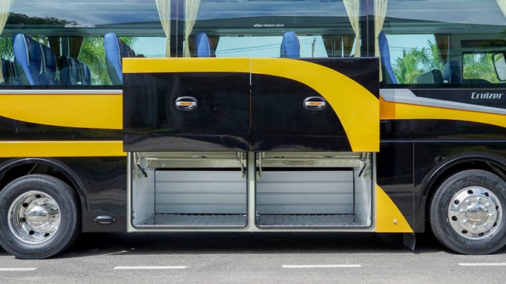 Cốp để đồ rộng rãi, được chi làm 4 khoang